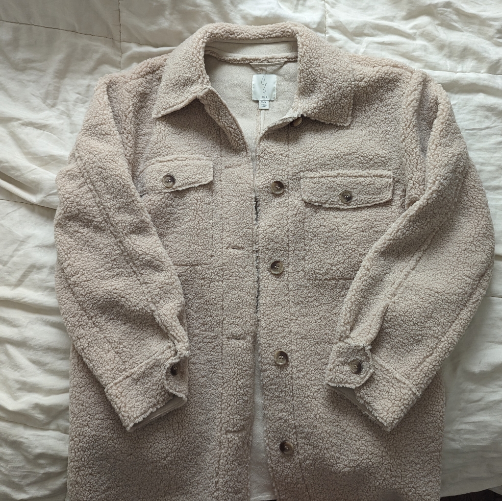 Joie Sherpa Shacket - Medium